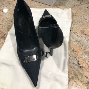 Black Dior Pumps/Heels